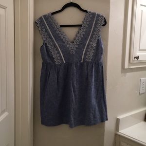Blue Flowy Top